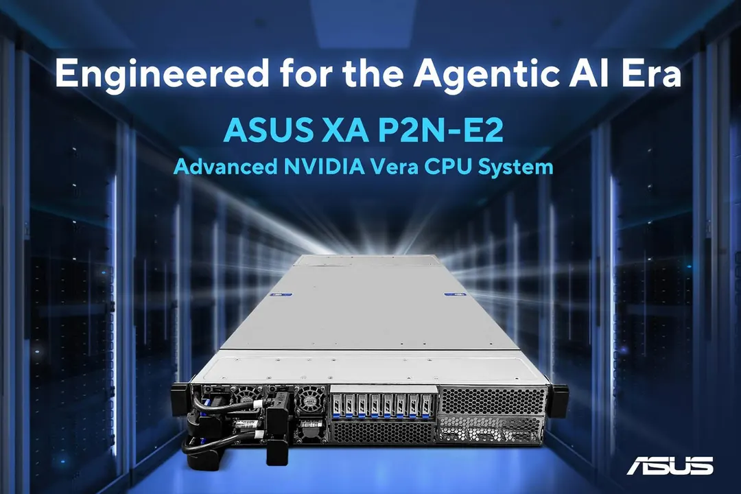 ASUS представила сервер XA P2N-E2 на CPU NVIDIA Vera для агентного ИИ