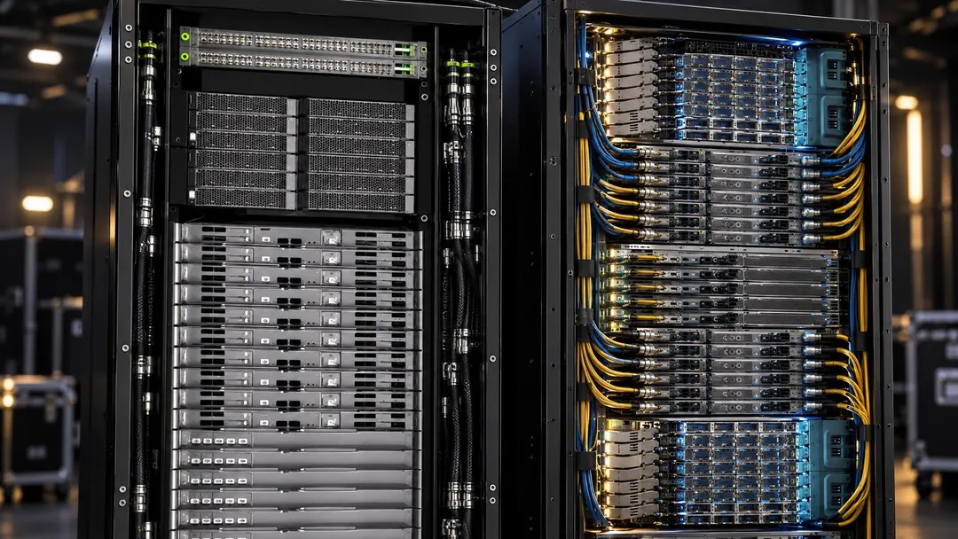 Wiwynn показала стойки Vera Rubin NVL72 и AMD Helios на OCP Summit