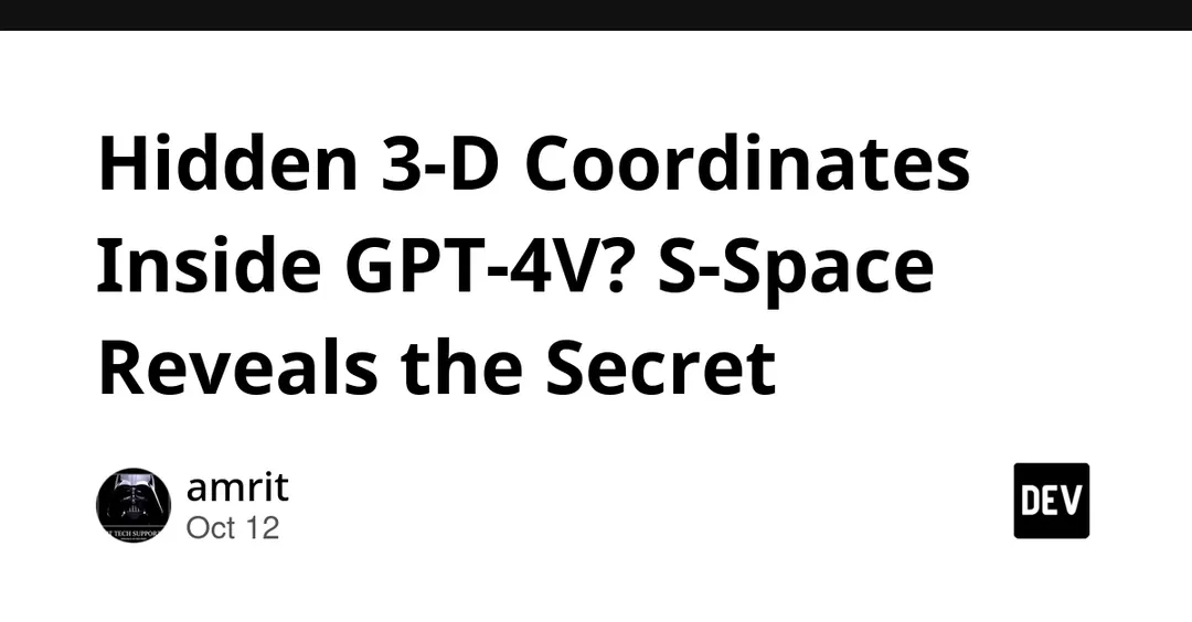 Meta AI нашла скрытую 3D-систему координат внутри GPT-4V-моделей
