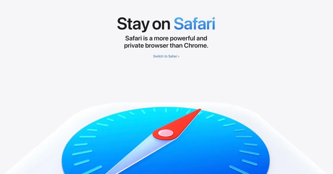 Apple запустила кампанию «Switch to Safari» против Chrome