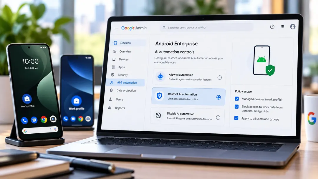Google добавила в Android Enterprise управление ИИ-автоматизацией