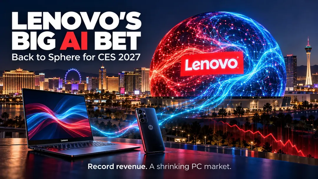 Lenovo проведёт Tech World @ CES 2027 в Sphere 6 января