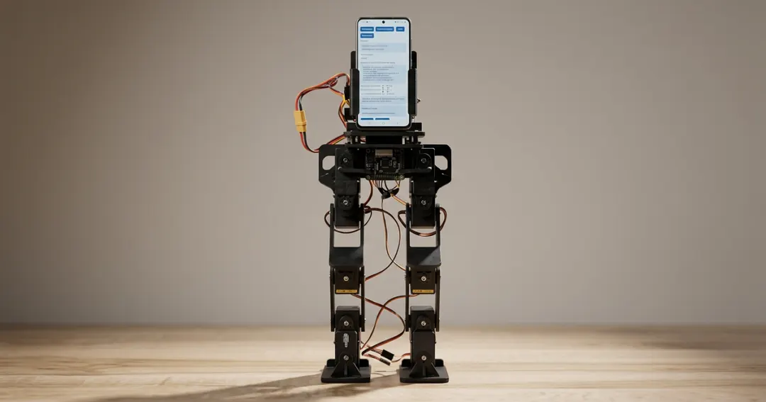PhoneBot от UCLA: двуногий робот за $400 использует смартфон как мозг