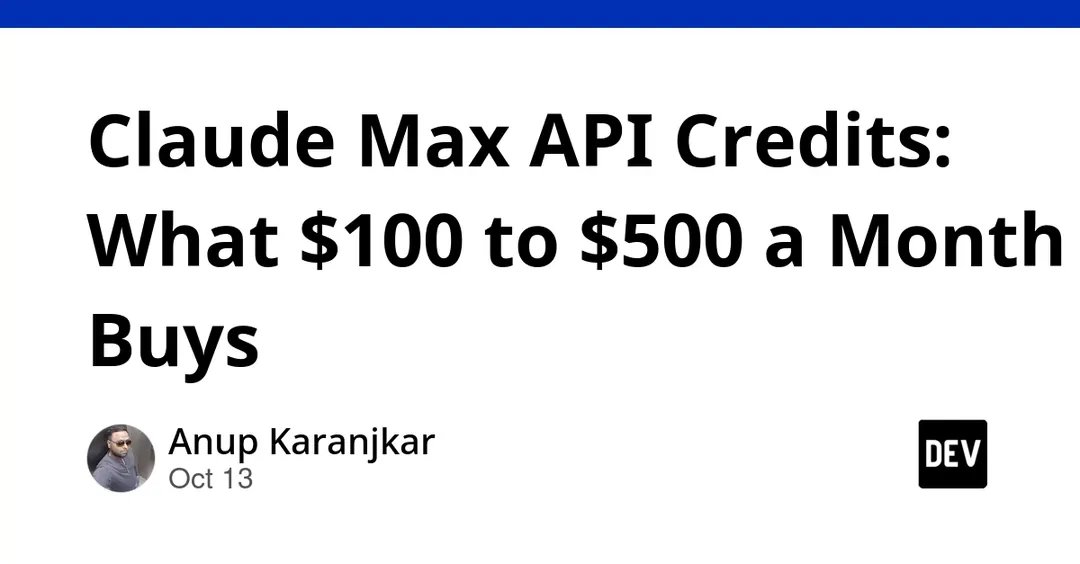 Anthropic даёт подписчикам Claude Max API-кредиты на $100–500 в месяц