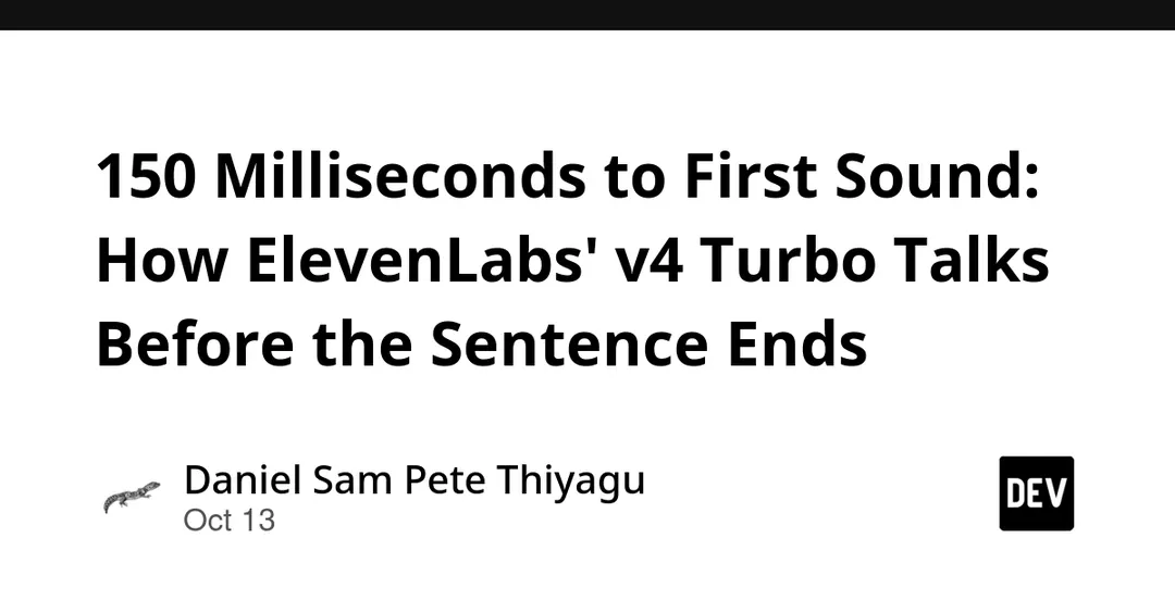 ElevenLabs выпустила Eleven v4 и v4 Turbo: 150 мс до первого звука