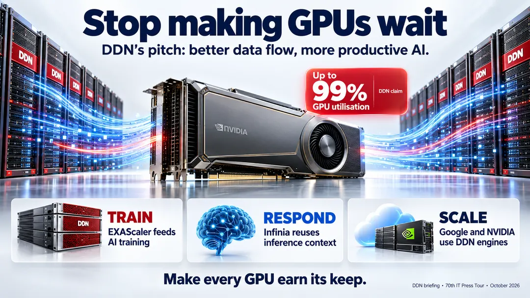 DDN: Google и Nvidia держат ИИ-инфраструктуру на её системах хранения