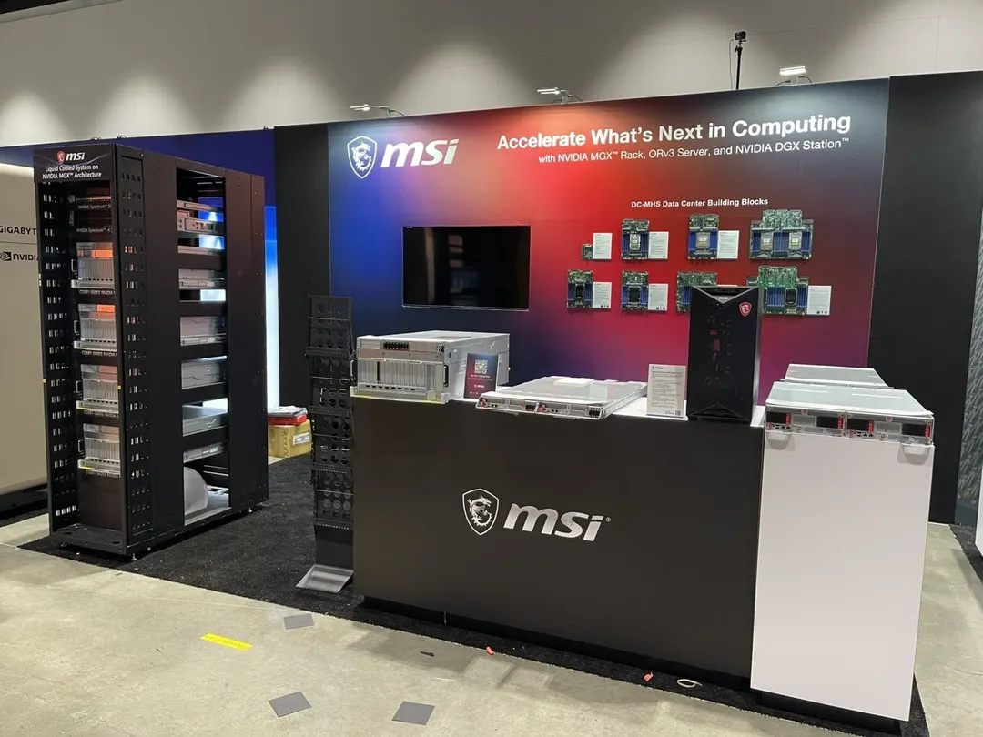 MSI показала 48RU-стойку MGX с 32 GPU RTX PRO 6000
