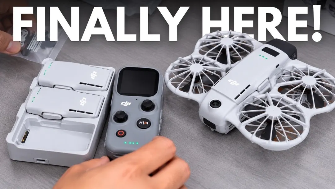 DJI Neo 3: распаковка FlyMore Combo с тремя батареями