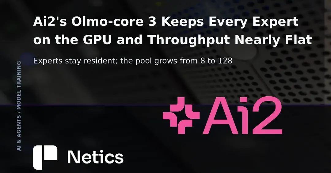 Ai2 выпустила Olmo-core 3 — фреймворк обучения MoE-моделей
