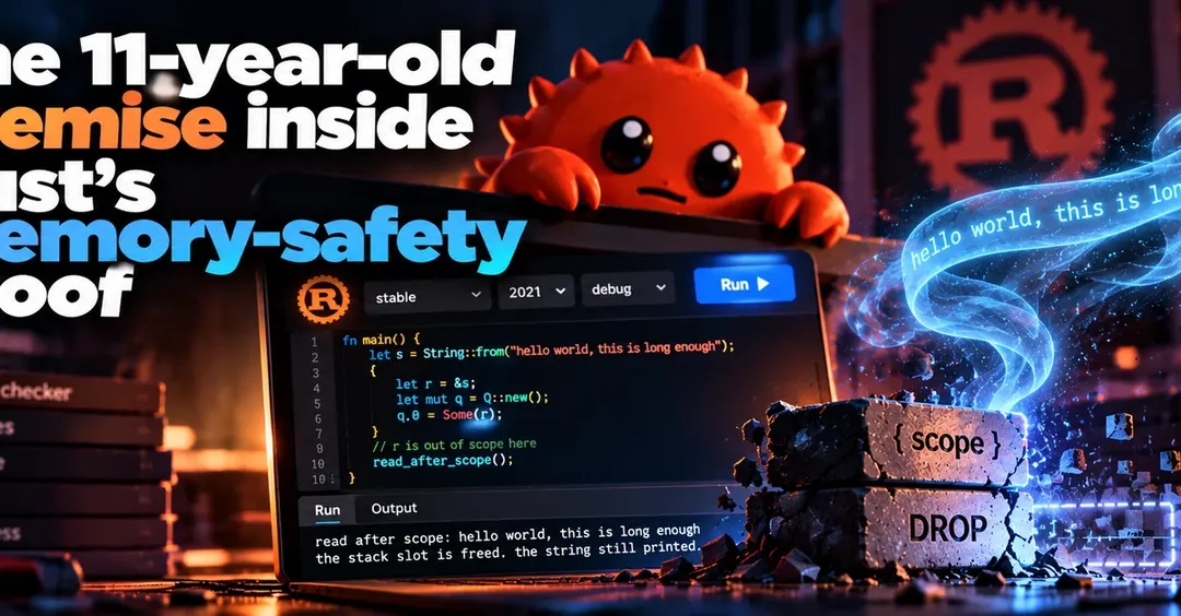 В borrow checker Rust нашли 11-летнюю дыру, пропускающую чтение освобождённой памяти