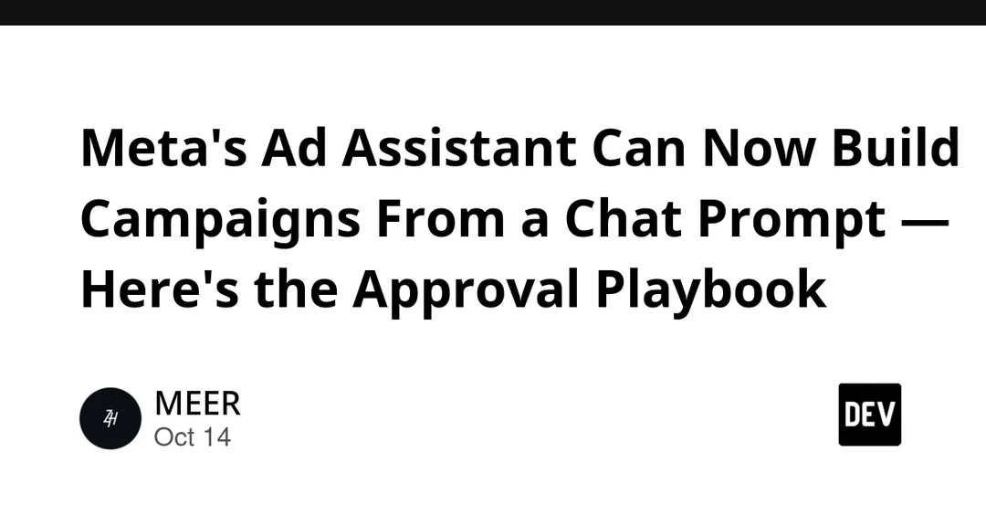 Meta научила ИИ-ассистента в Ads Manager создавать кампании по промпту