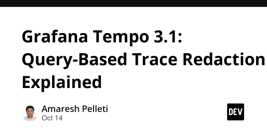 Grafana Tempo 3.1 добавила удаление трейсов по TraceQL-запросу