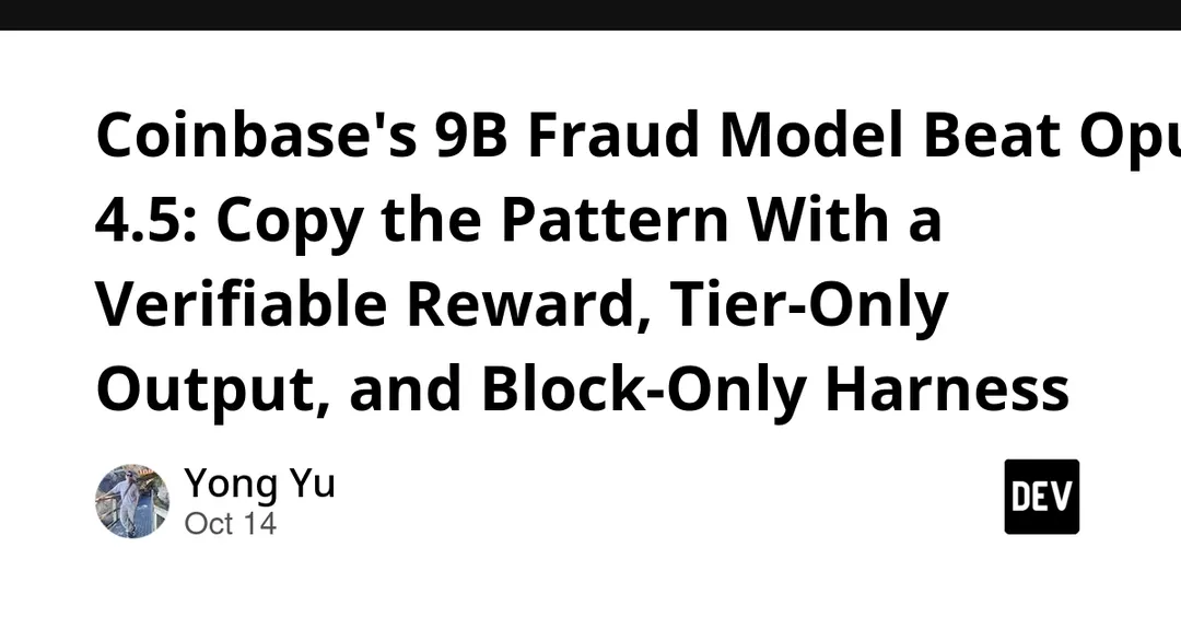 Coinbase обучила Qwen3.5-9B на данных о мошенничестве и обошла Opus 4.5