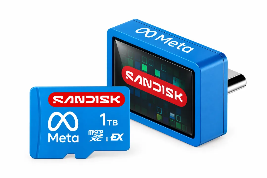 Sandisk станет эксклюзивным поставщиком карт памяти для очков Meta VR