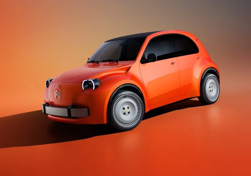 Citroen показала концепт 2 CV в виде компактного электромобиля к 2028 году