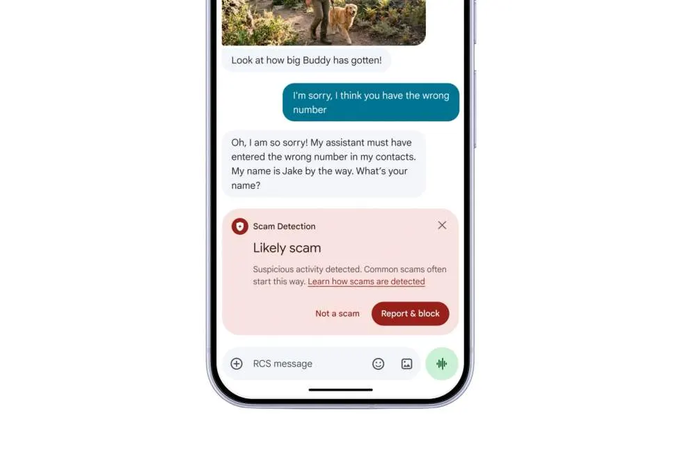 Google Messages получит защиту от мошенников на базе Gemini