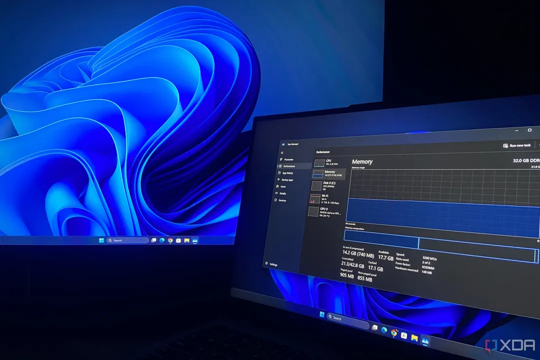 Windows 11 26H2 снизила потребление RAM почти на 2 ГБ, но не на 8 ГБ ПК