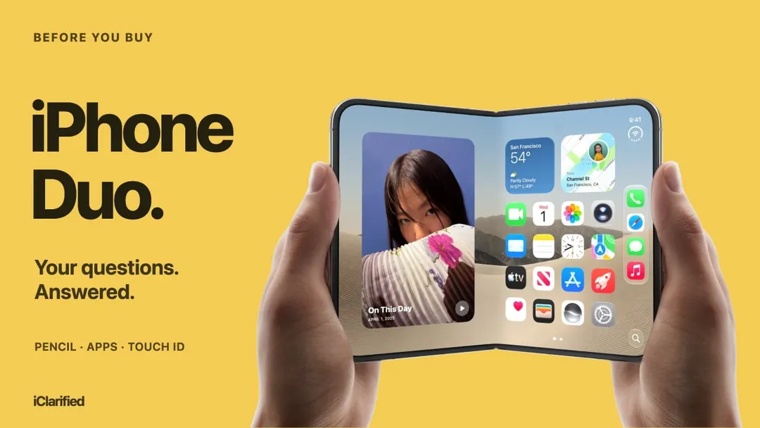 iPhone Duo: FAQ раскрыл Apple Pencil, Touch ID, eSIM и цену от $1999