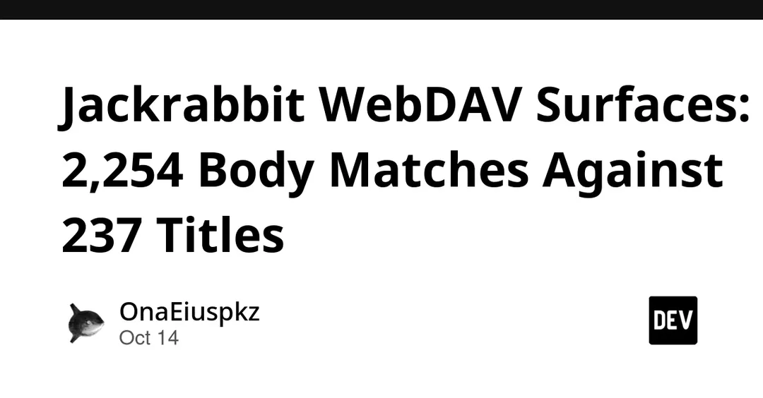 Apache Jackrabbit: 2254 совпадения по телу против 237 по заголовку
