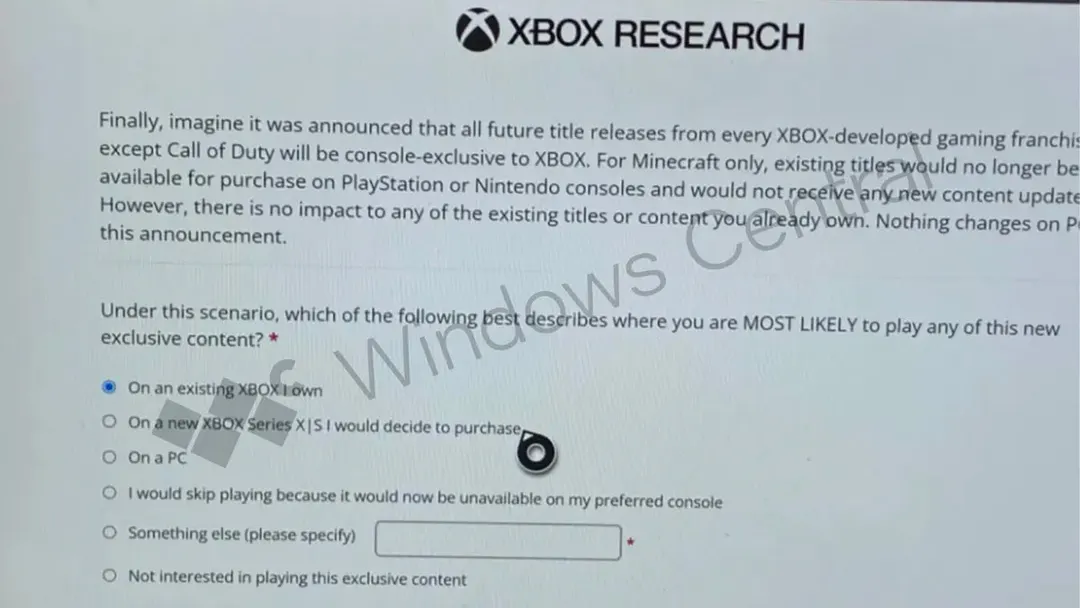 Xbox изучает эксклюзивность всех своих игр, кроме Call of Duty