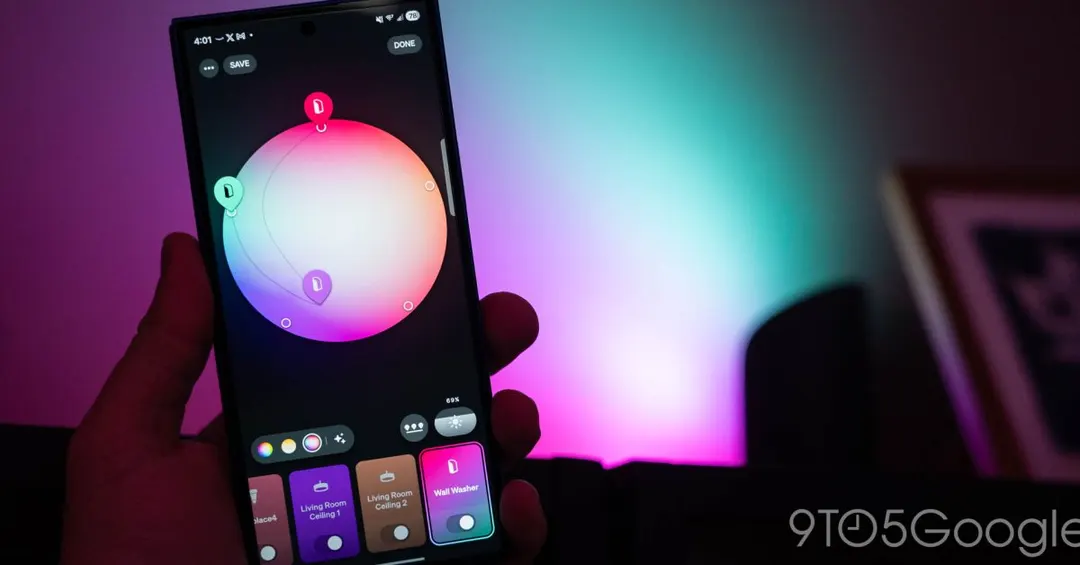 Google Home получил локальное управление лампами Philips Hue через Matter