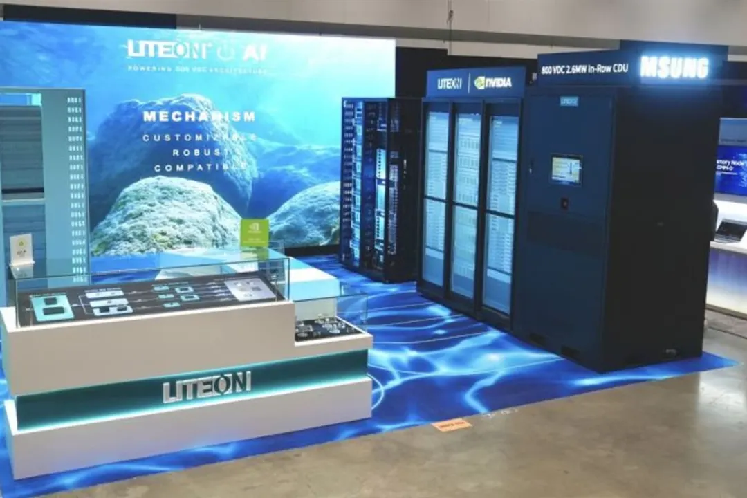 Lite-On показала 800-В питание и жидкостное охлаждение для ИИ-дата-центров