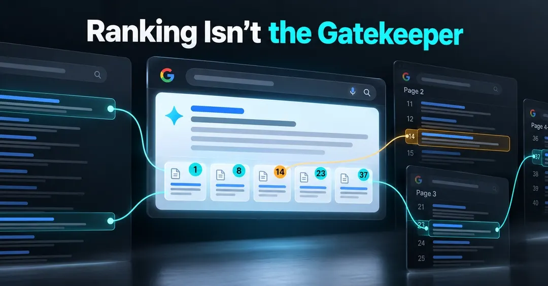 29,8% источников AI Overviews не попадают в топ выдачи Google