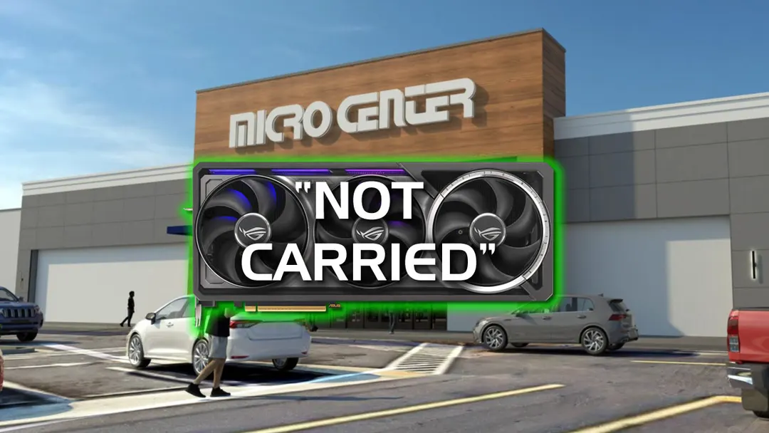 Micro Center пометила RTX 5090 как «не поставляется»