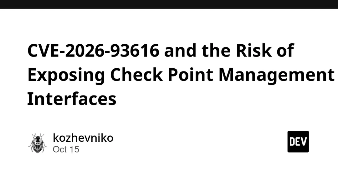 CVE-2026-93616: критическая уязвимость в Check Point эксплуатируется в дикой природе