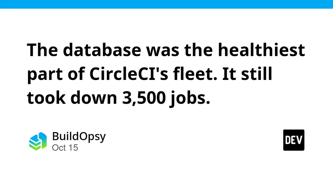 Сбой CircleCI: переполнение WAL в PostgreSQL заблокировало 3500 запусков задач