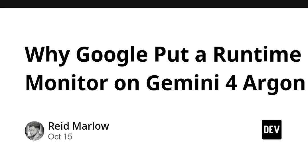 Google поставила монитор несоответствий на Gemini 4 Argon