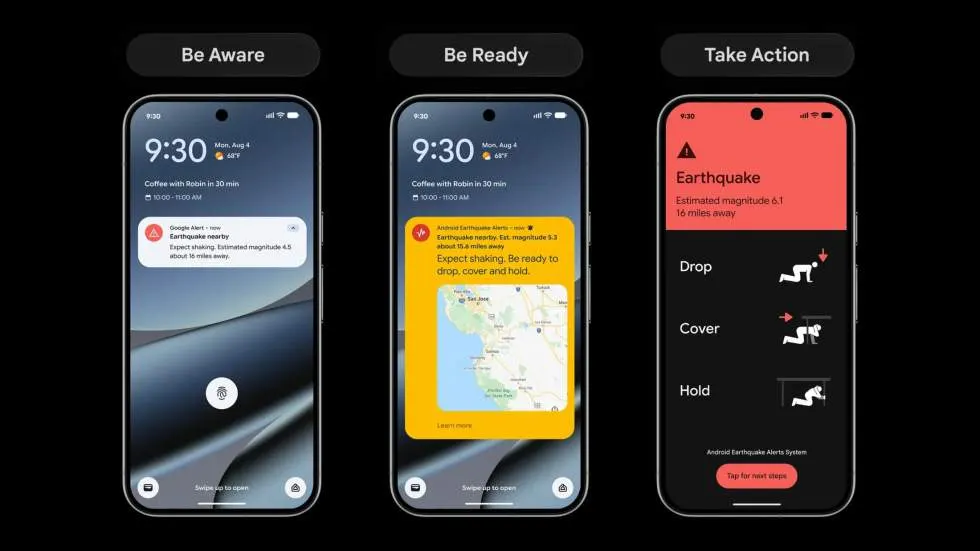 Android Earthquake Alerts расширены до 200+ регионов