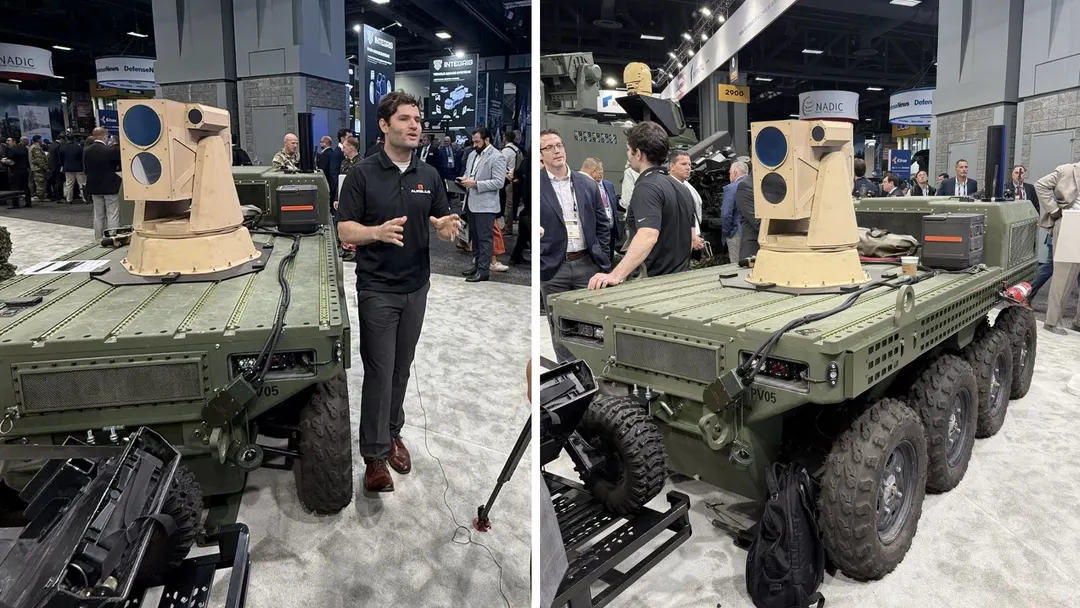Aurelius установила лазер Archimedes на наземный дрон Rheinmetall Ox
