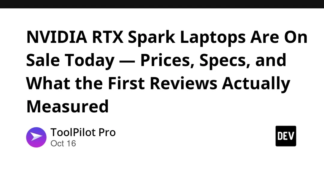 Ноутбуки Nvidia RTX Spark поступили в продажу от $2599