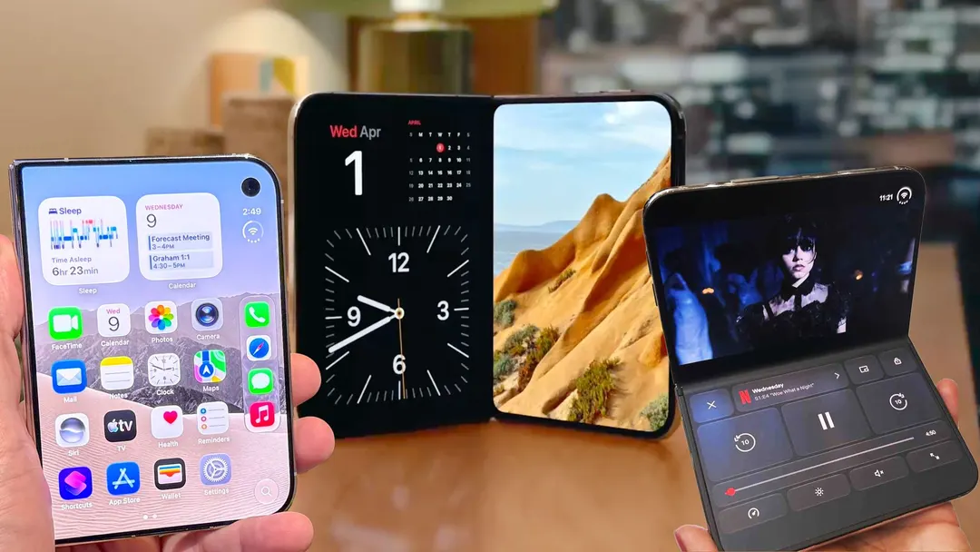 iPhone Duo: шесть режимов работы складного смартфона