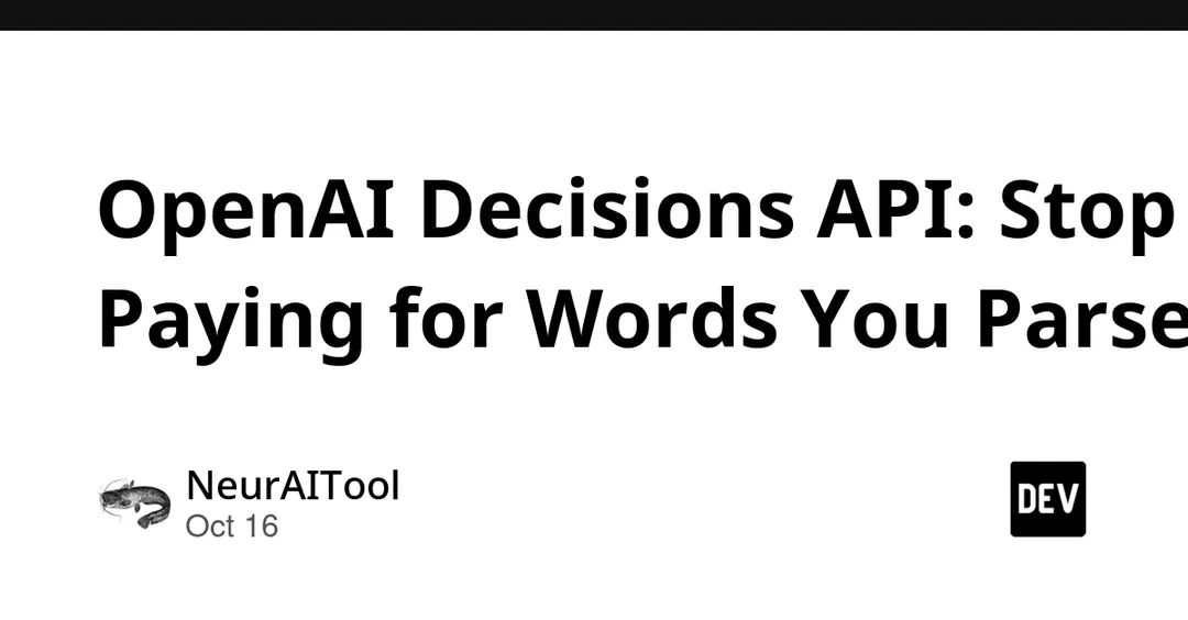 OpenAI запустила Decisions API: типизированные ответы без генерации текста
