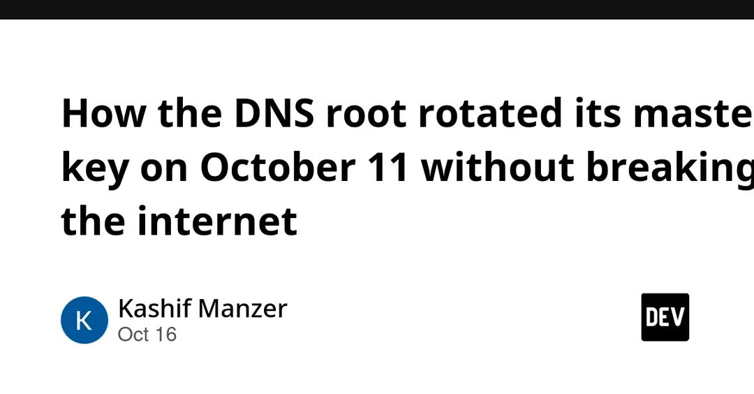 DNS-корень сменил мастер-ключ KSK-2024 11 октября без сбоев