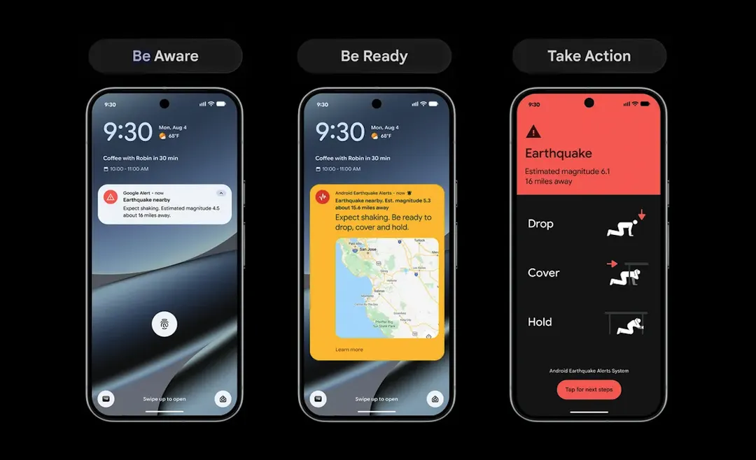 Android получит трёхуровневую систему оповещений о землетрясениях