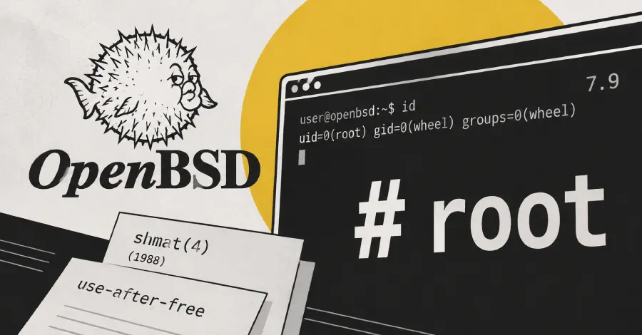 Эксплойт для OpenBSD 7.9 даёт root через баг 37-летней давности