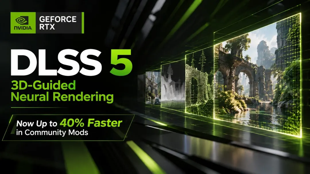 DLSS 5 Neural Rendering: до 40% выше FPS, модель уже модифицировали в неподдерживаемые игры