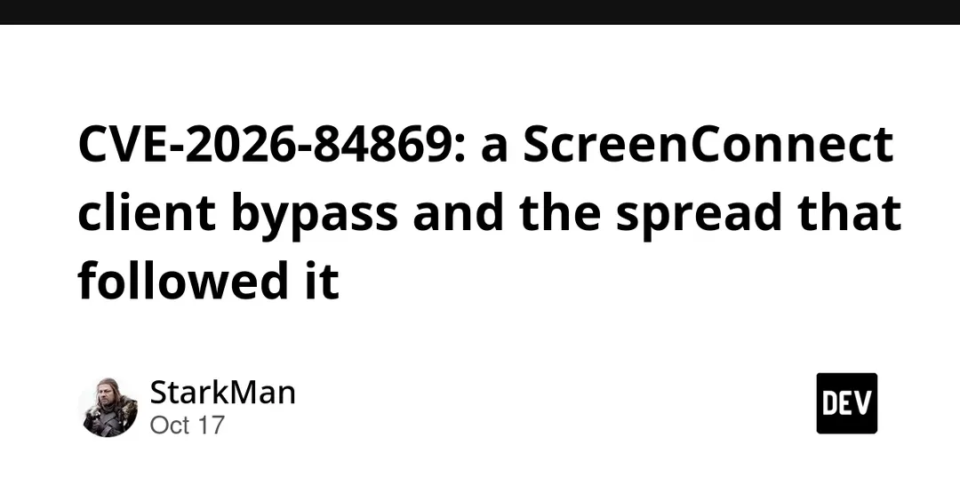 CVE-2026-84869 в ScreenConnect: обход подтверждения и червеобразное распространение