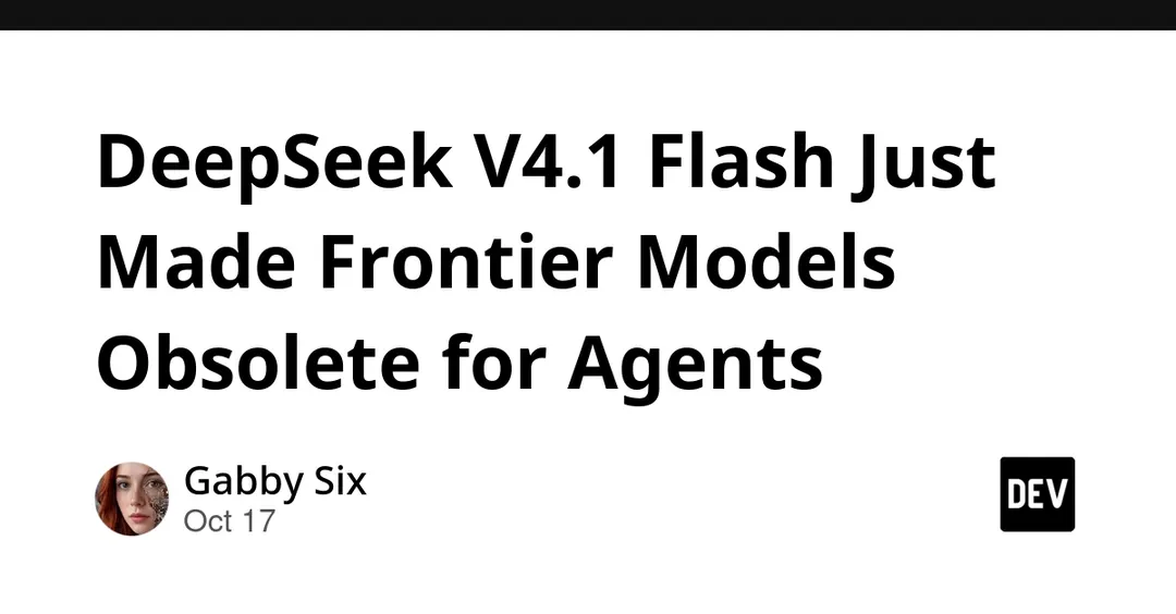 DeepSeek V4.1 Flash обошла флагманские модели в агентных бенчмарках