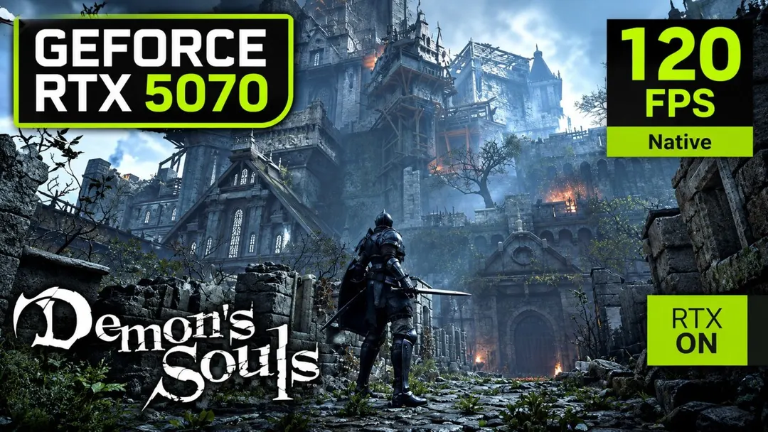 Demon's Souls Remake через эмулятор PS5 выдаёт 60+ FPS на RTX 5070