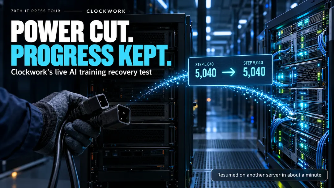 Clockwork показала перенос обучения ИИ между GPU без потери шага