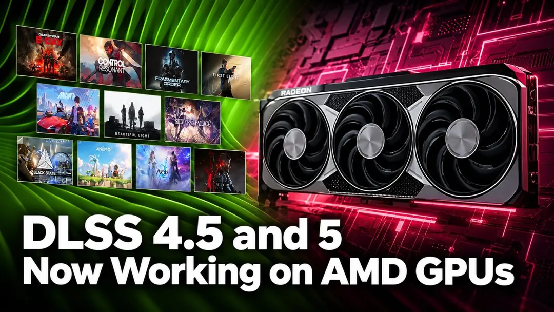 Мод запустил DLSS Ray Reconstruction на видеокартах AMD Radeon
