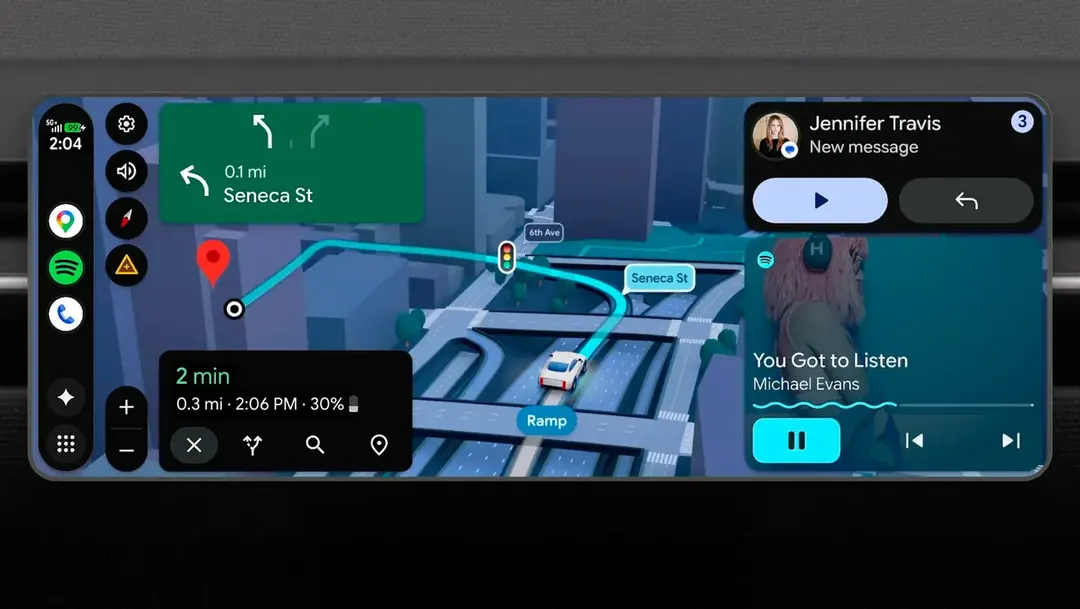 Android Auto 18.0: плитки Samsung, Work Profile и анимации Cielo