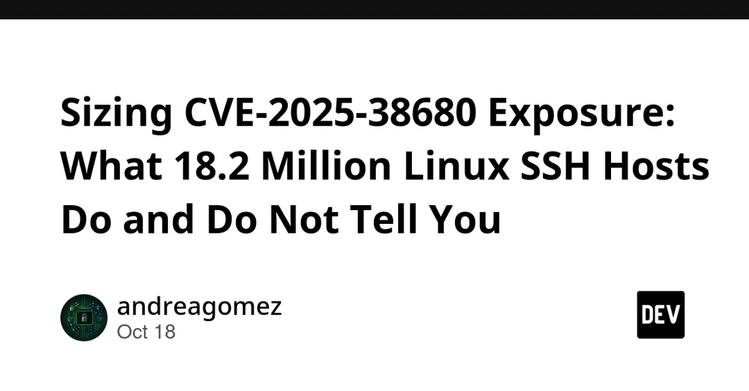 Анализ CVE-2025-38680: 18,2 млн Linux-хостов с SSH не отражают реальную экспозицию