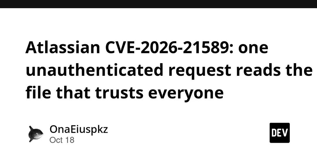 CVE-2026-21589: чтение файлов без аутентификации в восьми продуктах Atlassian