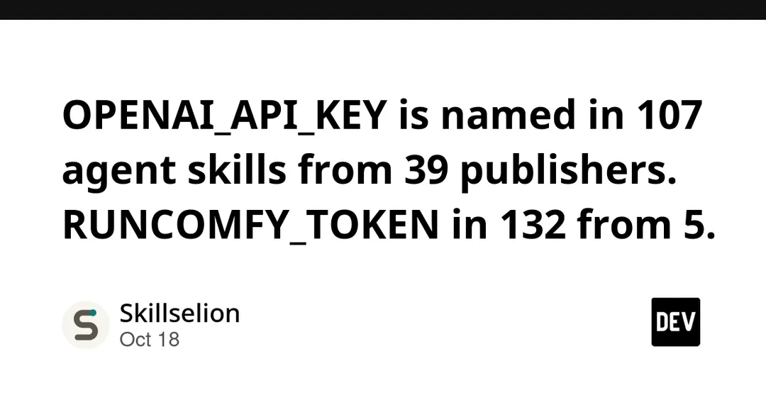 Перепись навыков ИИ-агентов: 24,8% требуют собственный API-ключ