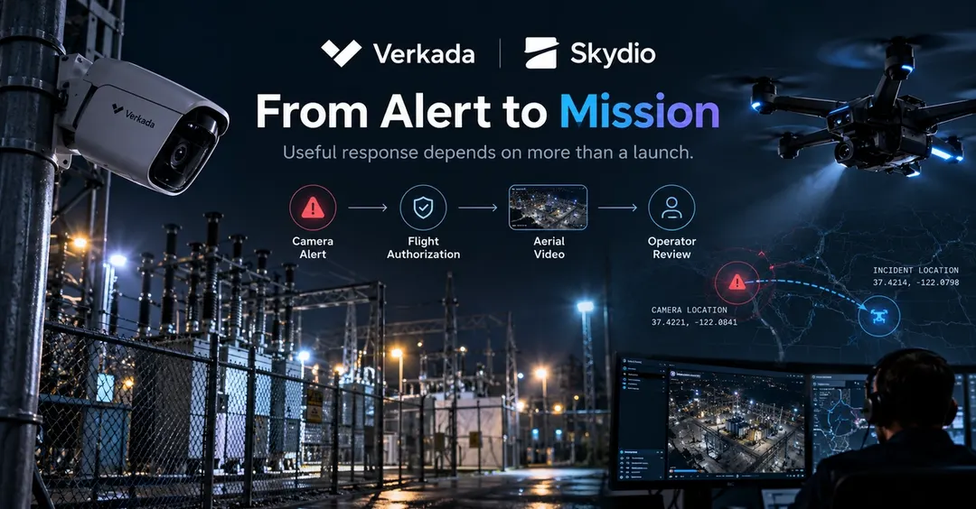 Verkada и Skydio связали камеры с дронами в приватной бете